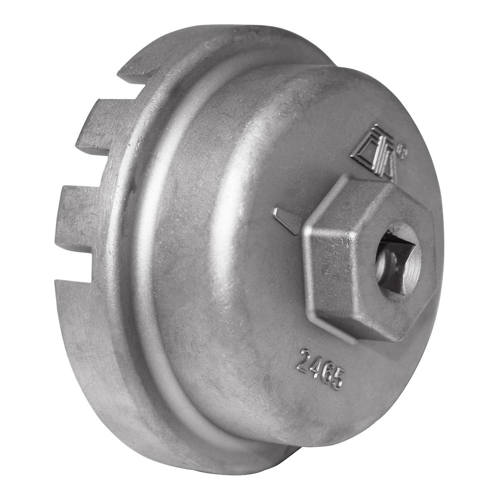 CTA Manufacturing Oil Filter Housing Wrench — 64mm x 14, Cap Type, 3/8in. Square Drive, 1in. Hex Drive, Model# CTA2465